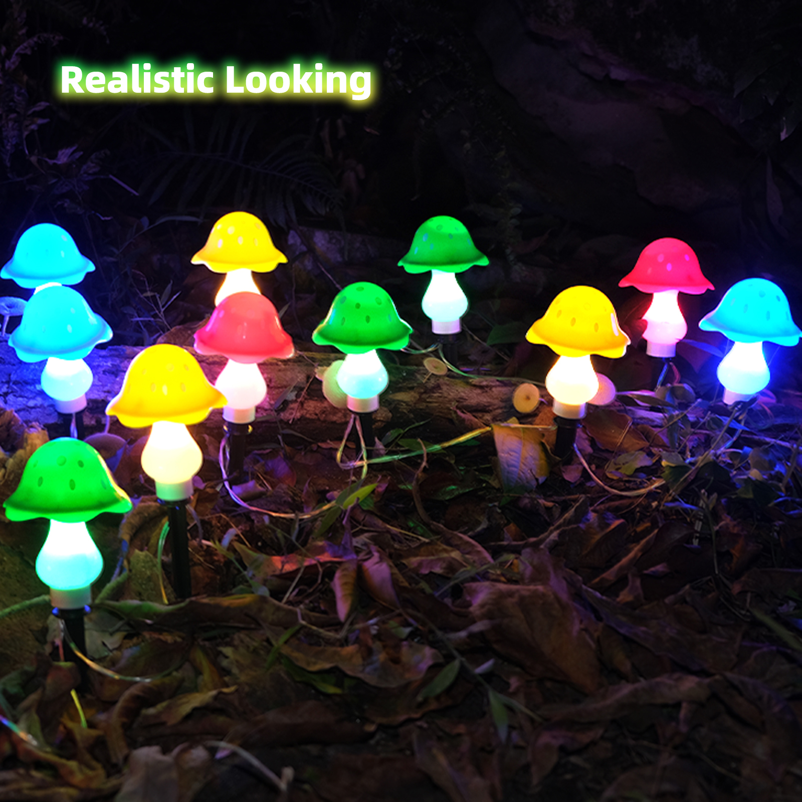 12 Mushroom String Light - Bell Edge