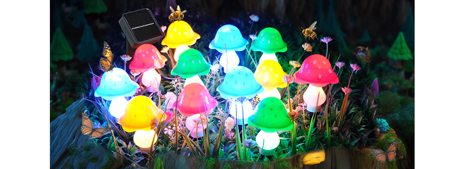 Mushroom String Light Bell Edge